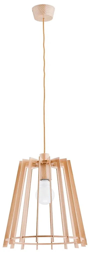 Suspension PATIO bois clair éclairage sans éblouissement design ouvert