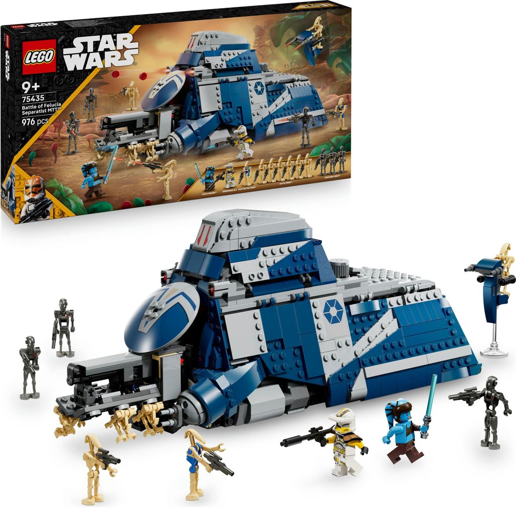 LEGO Star Wars: The Clone Wars MTT der Separatisten in der Schlacht von Felucia - Spielzeug mit Lichtschwert - Kinder Geschenk für Jungen und Mäd...