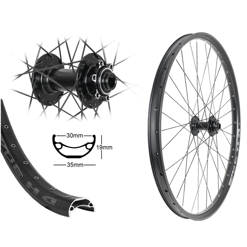 Vorderrad 27,5" Disc 30-584 Hohlkammer 6-Loch Boost Produktbild 