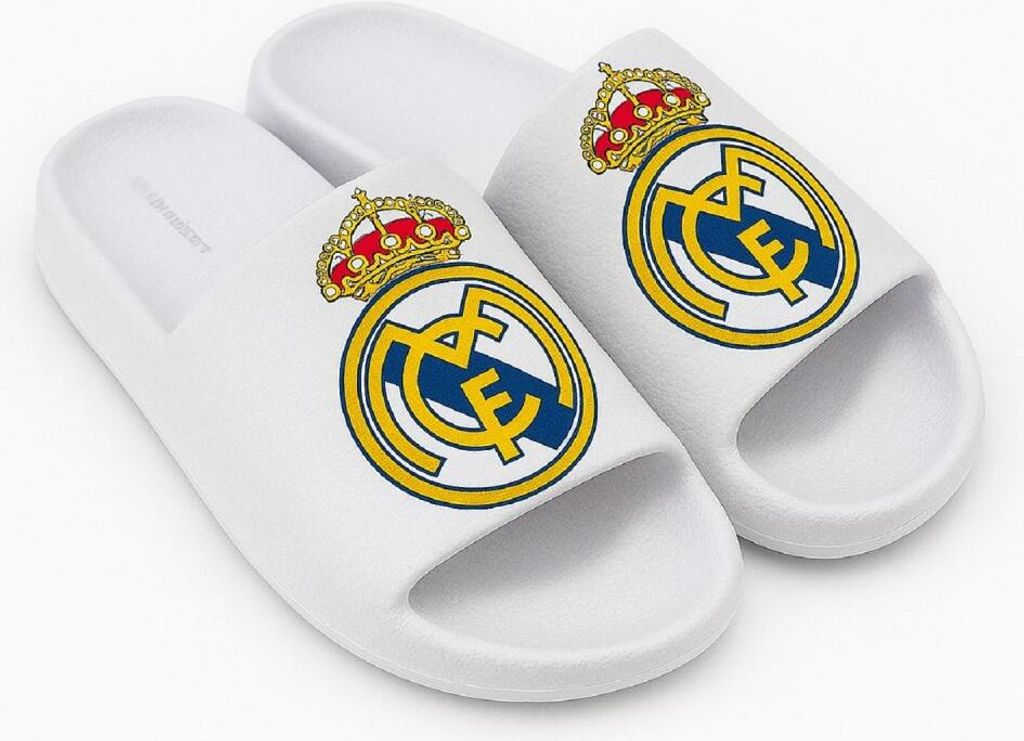 Real Madrid Fußball Badeschlappen Kinder Latschen Jungen Mädchen 28/29