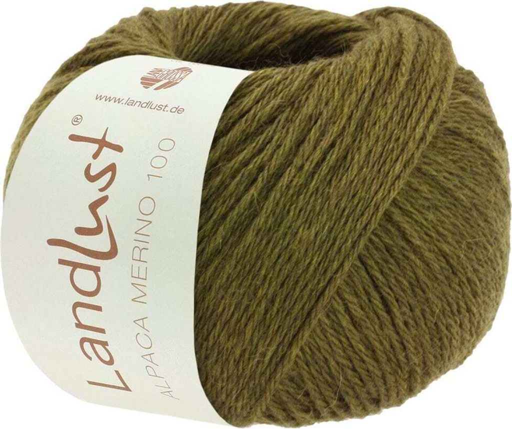 Lana Grossa - Landlust Alpaka Merino 100 0306 oliv