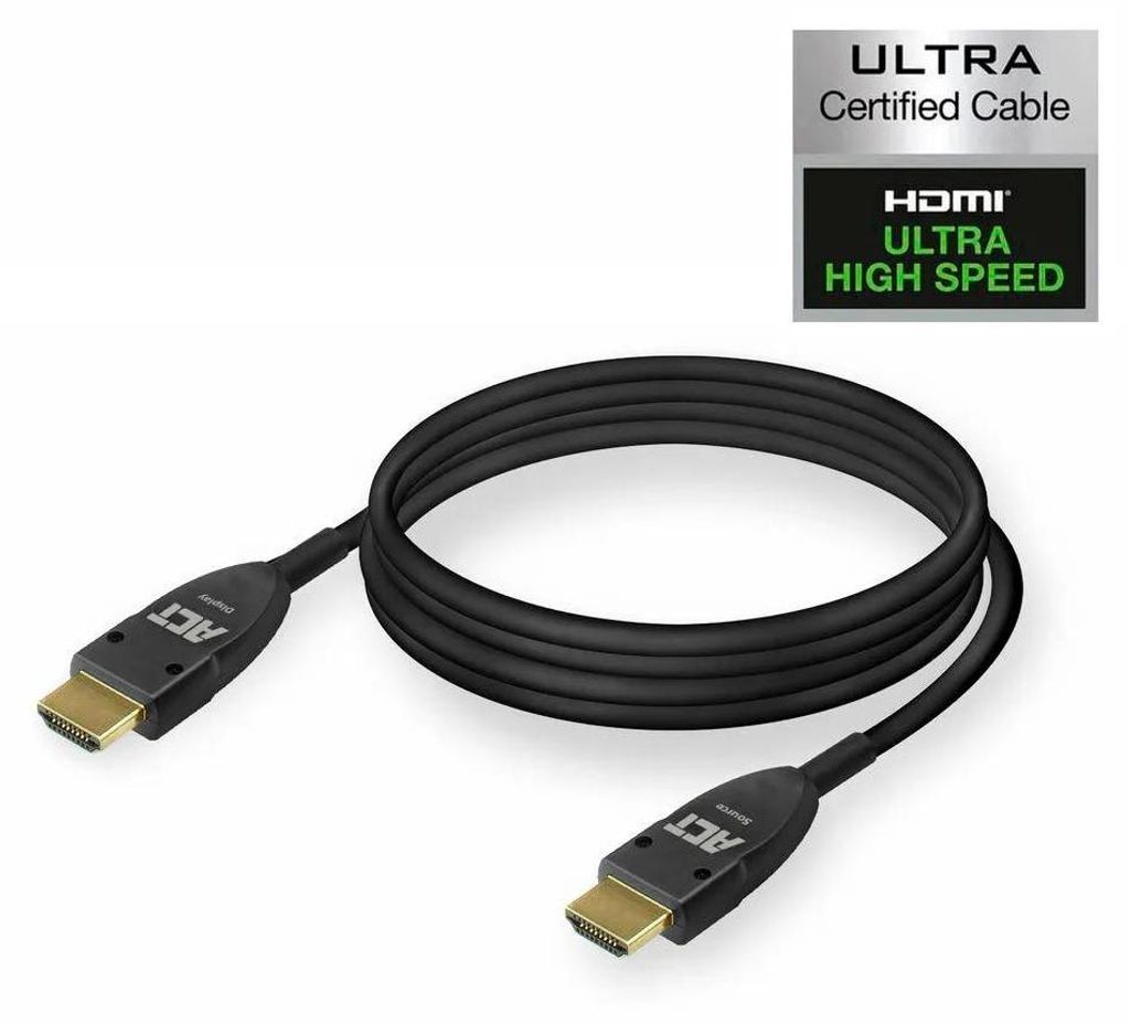 ACT 5 Meter HDMI Professional Certified 8K Active Optical Kabel HDMI-A Stecker - HDMI-A Stecker, 5 m, HDMI Typ A (Standard), HDMI Typ A (Standard),...