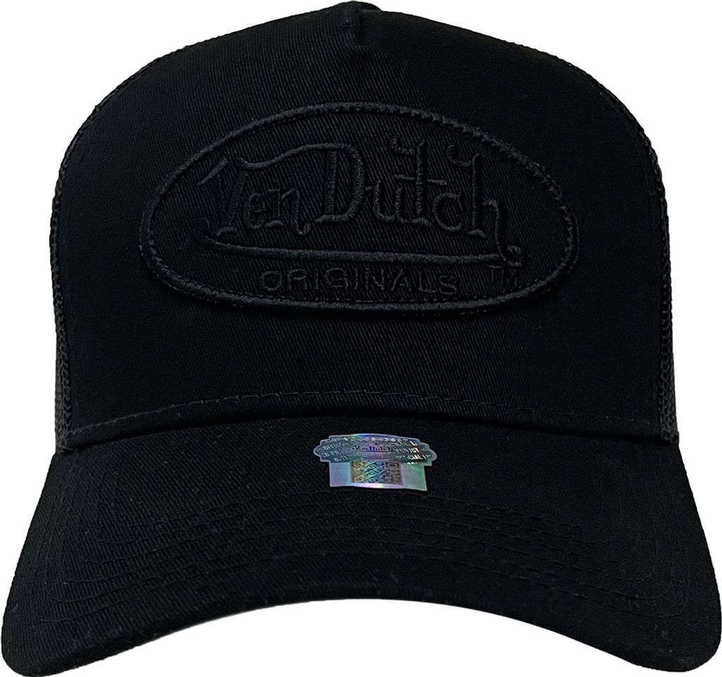 Von Dutch Originals Boston Trucker Cap schwarz/schwarz Produktbild 2