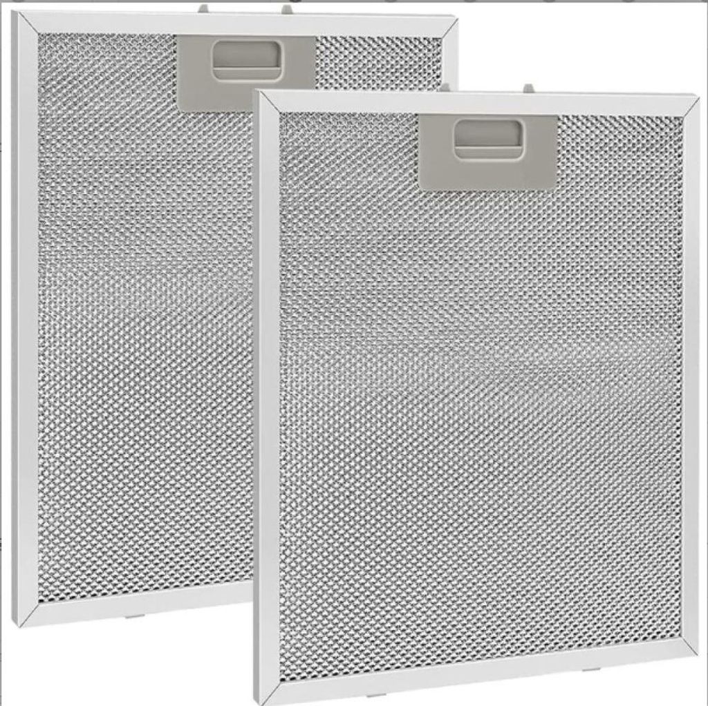 Stück Metall-Fettfilter für Dunstabzugshaube, 320 x 260 mm, Netzfilter, Dunstabzugshauben-Zubehör für Küchenhauben – Silber