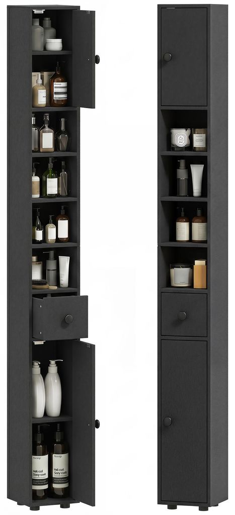 kleankin Badezimmerschrank schmal, Hochschrank mit Produktbild 