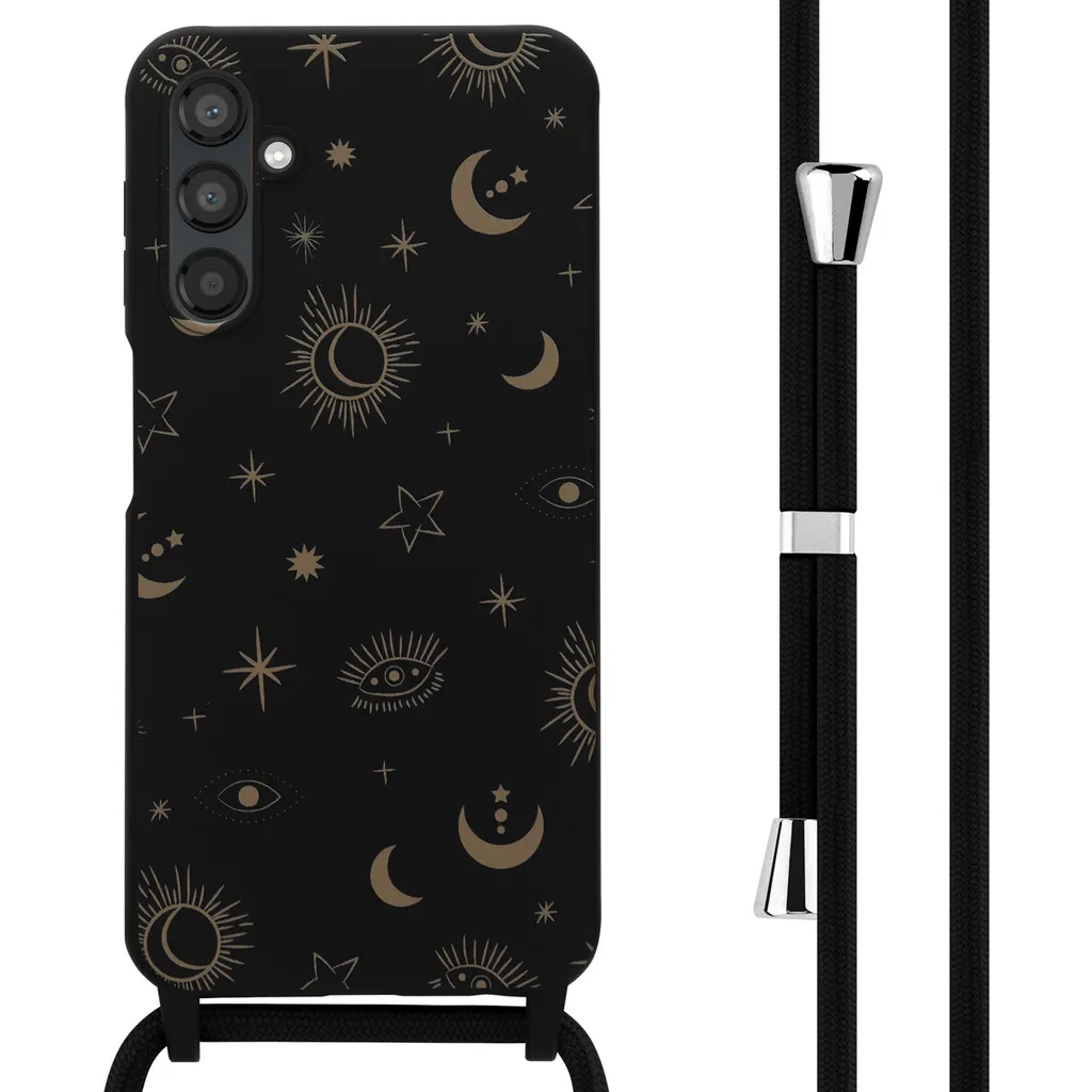 Cover iMoshion con Laccetto Samsung Galaxy A25 5G Sky Black - Chic