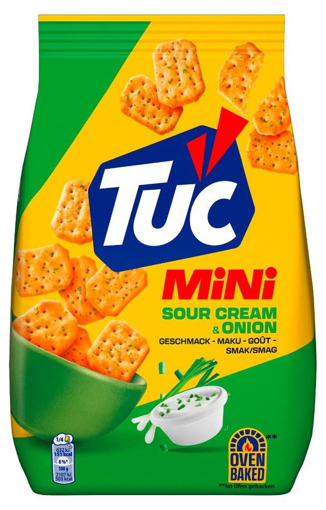 TUC Mini Sour Cream Onion croccanti mini cracker 120g Immagine del prodotto 