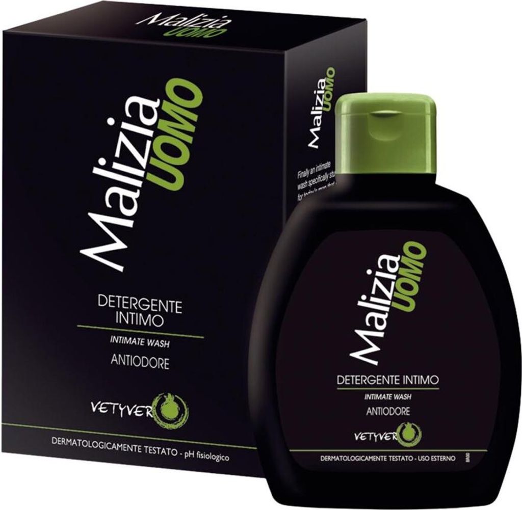 Malizia Geruchloser Intimreiniger fü r Herren, 200 ml