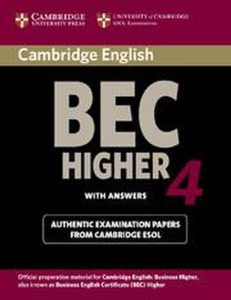 Cambridge BEC 4 Higher Student's Book with Answers