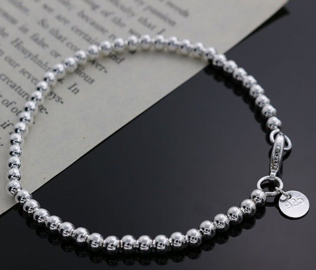 925 Silber Armkette Armband Armkettchen "PERLEN-ZAUBER" in Produktbild 