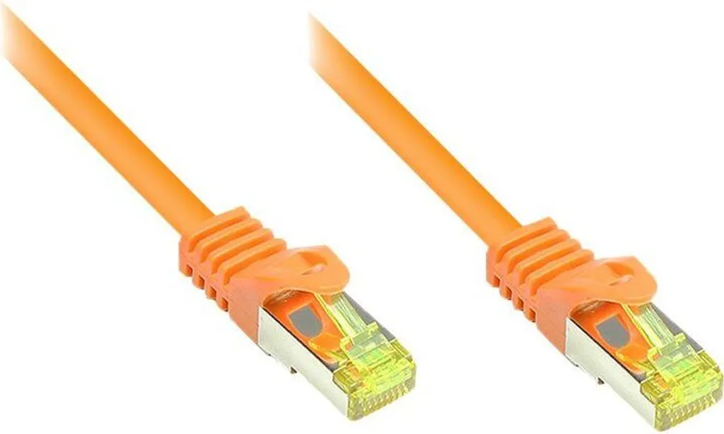 Cavo Patch Ethernet Cat 7 Arancione 0,15m - Ordine e Design per Ufficio