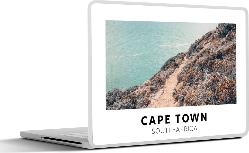 MuchoWow Laptop Aufkleber Sticker Cover Südafrika - Meer - Natur 36.5x27.5 cm - Laptop-Sticker