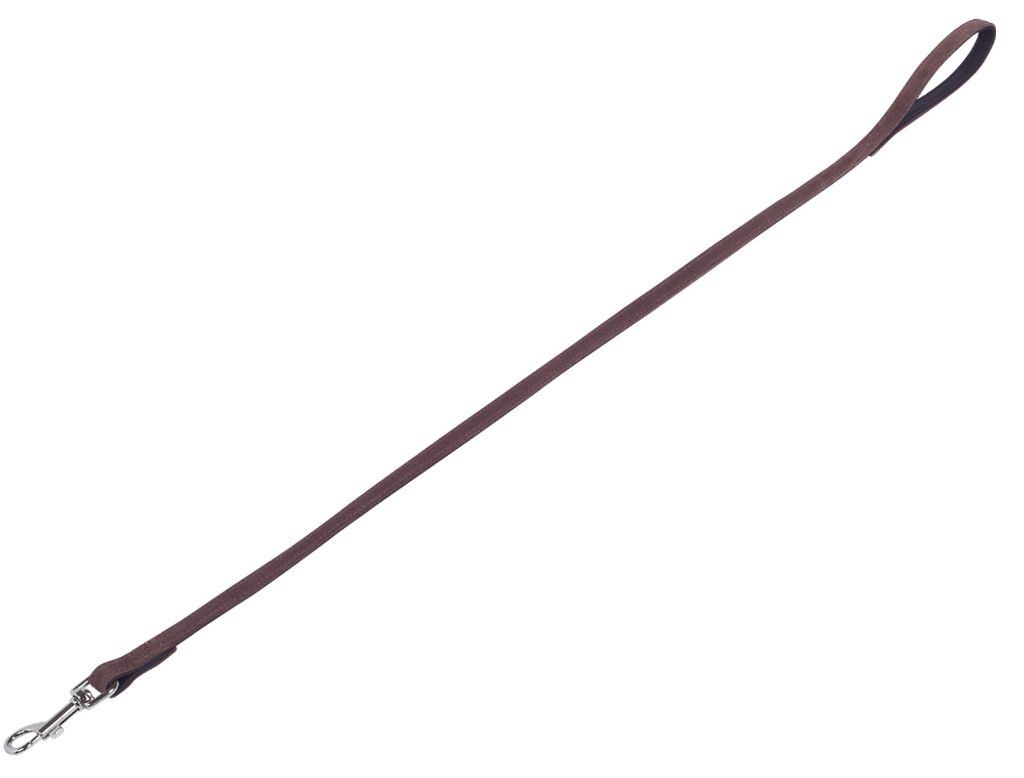Nobby Leine "VELOURS" L: 100cm; B: 18mm, braun (Root)