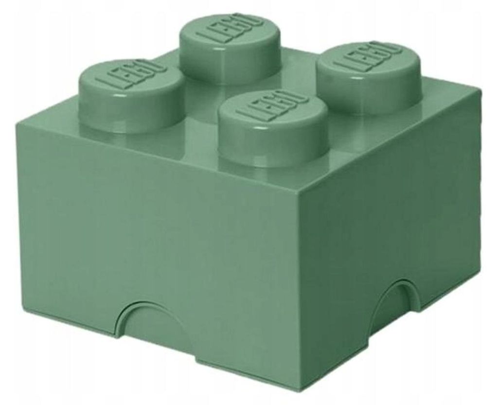Room Copenhagen LEGO Opbergdoos Brick 4, Opbergdoos, Groen, Productafbeelding 