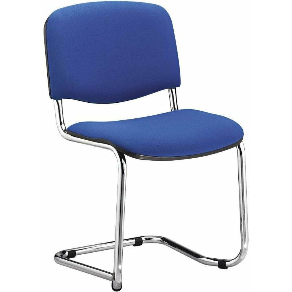 Nowy Styl BESUCHERSTUHL blau 2ER Iso Swing CHROM C6