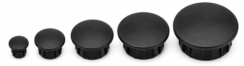 Tappi di chiusura LogistSystem per fori di Ø 7 mm - Neri Immagine del prodotto 