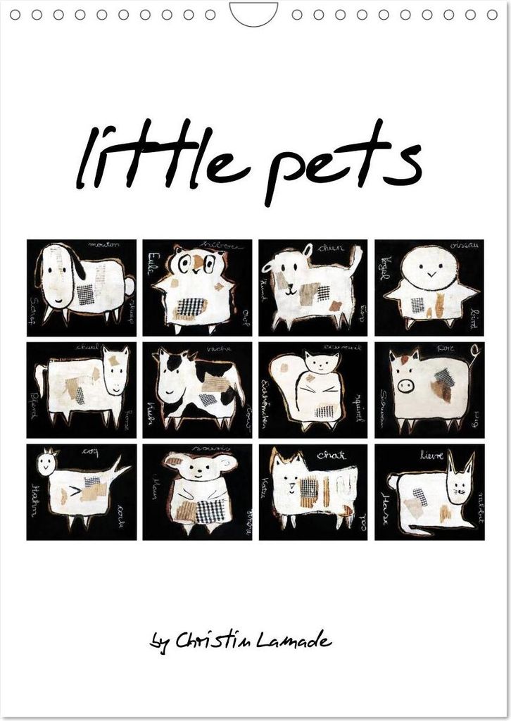 little pets (Wandkalender 2026 DIN A4 hoch), CALVENDO Monatskalender