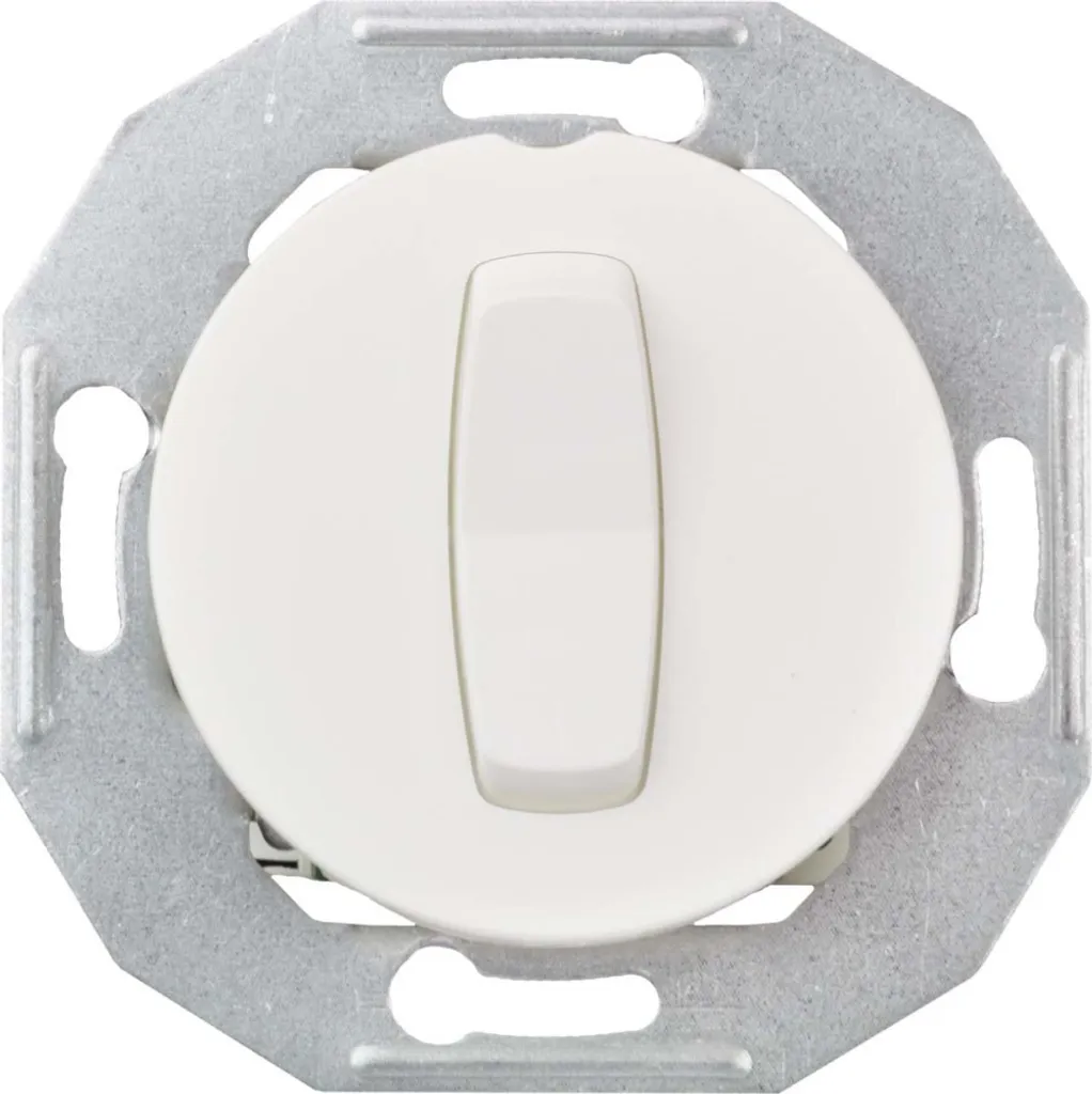 Interrupteur 3 voies Renova WDE011021 mécanisme alternatif blanc ws