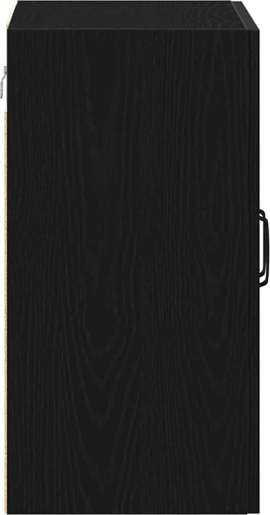 vidaXL Mobile a Parete 60x31x60 cm Rovere Nero | Struttura Rinforzata - 7