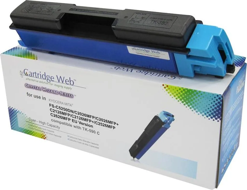 Toner Cyan TK-590C Kyocera TK590 haute performance 5000 pages certifié