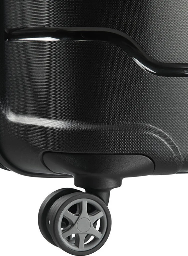 Bagage Soute Samsonite Flux Spinner 75cm Noir Idéal pour Vacances 2 Semaines