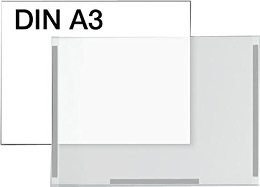 kerkmann Plakattasche für Format DIN A3 transparent Speditionsversand