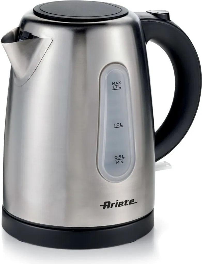 Bouilloire électrique familiale Ariete 1,7L métal pour thé et café