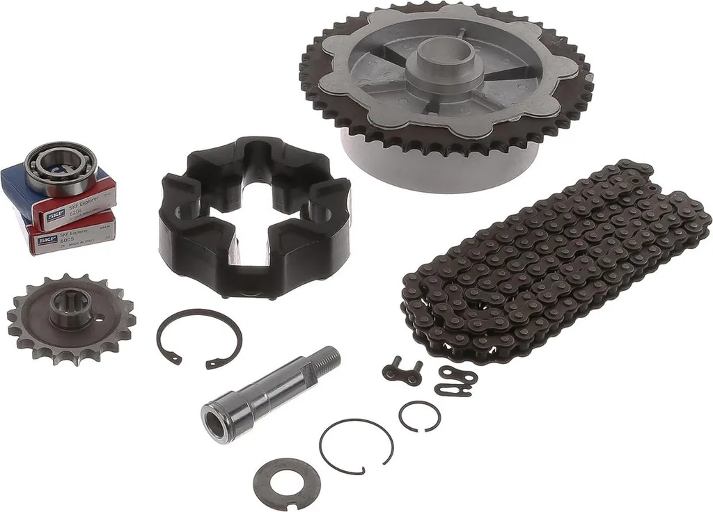 Kit chaîne MZ ETZ 250 complet avec pignon et couronne haute résistance