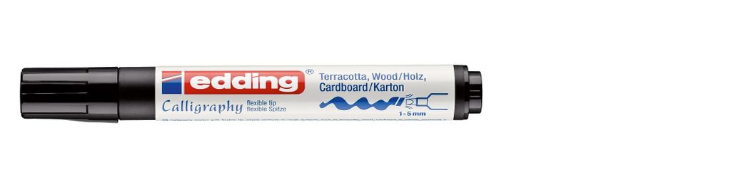 Marker do kaligrafii 1455 czarny, szerokość linii: 1 5 mm Zdjęcie produktu 