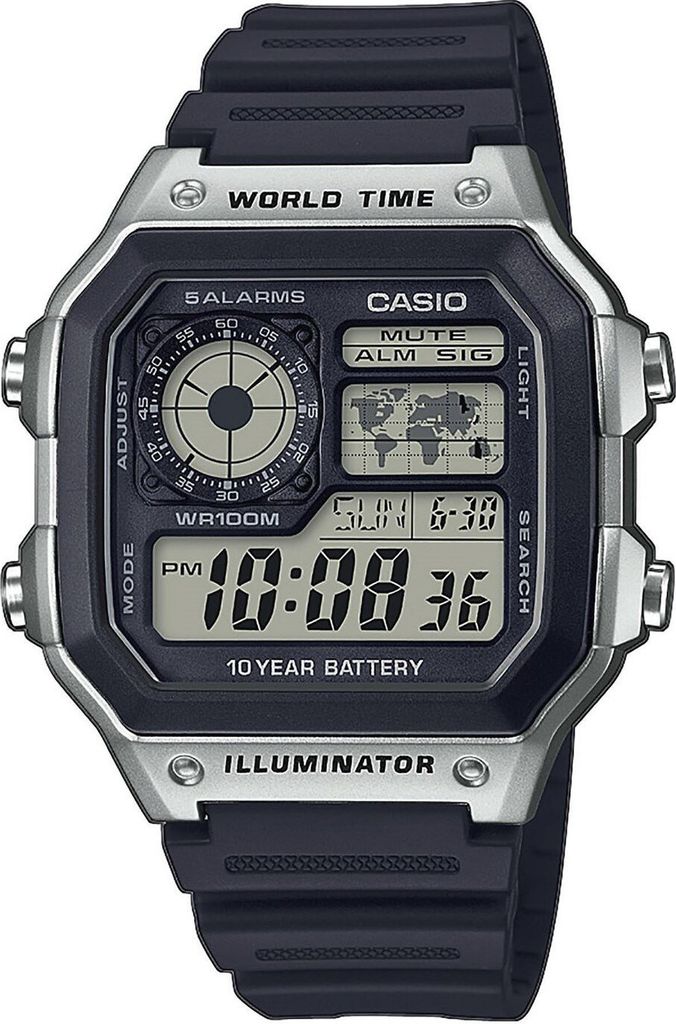 Pánske hodinky Casio AE-1200WH-1CVEF čierne Obrázok produktu 