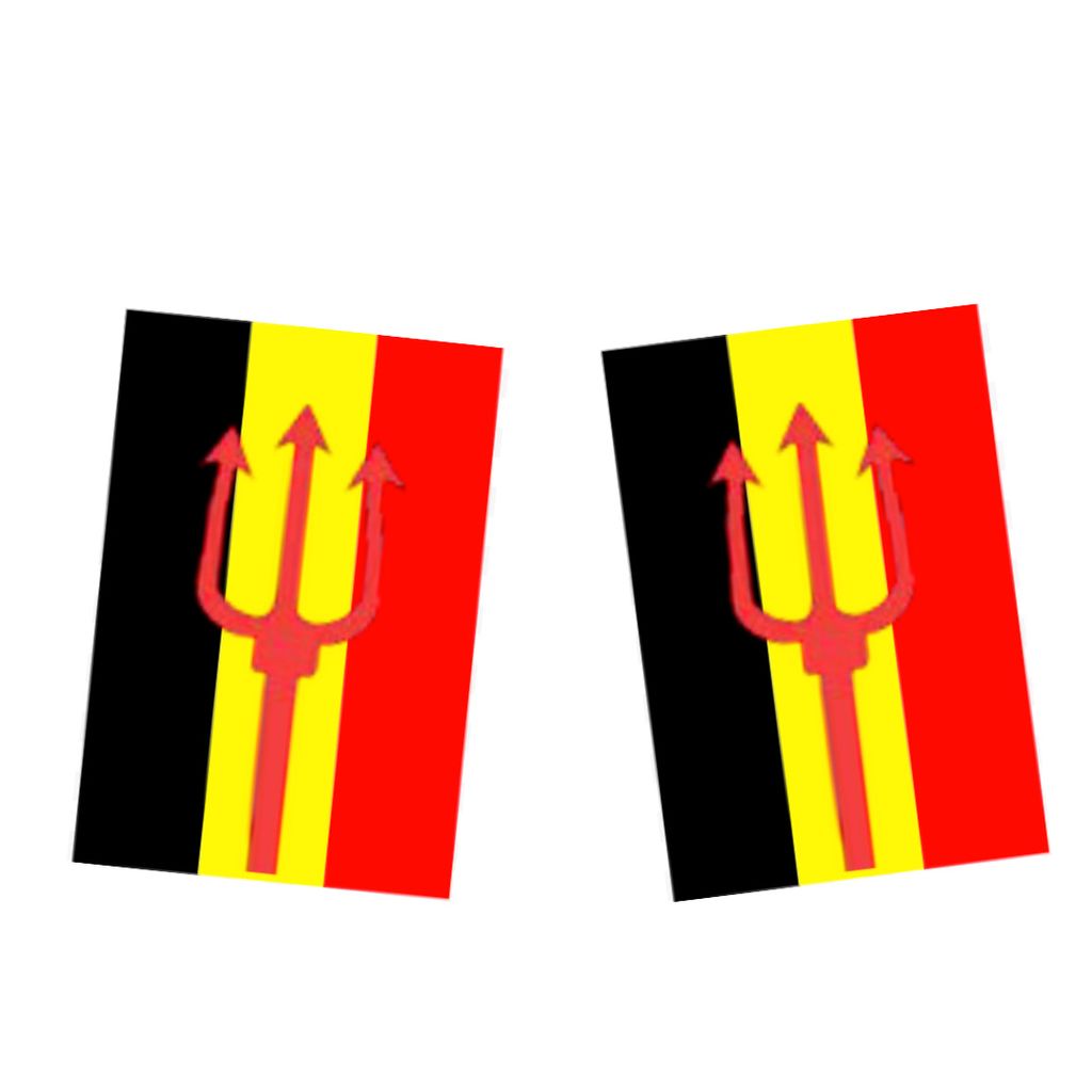 Flaggen Linie EK/WK Football Red Devils Belgien 8 Meter