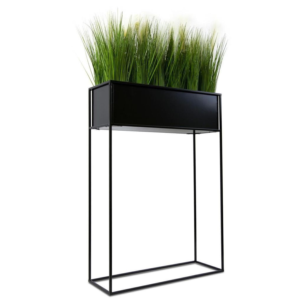 Záhonové rastliny kovový box čierny 90 cm Obrázok produktu 