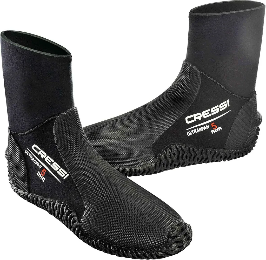 Chaussons de Plongée 5mm Ultra Span Cressi Bottillons Souples en XL