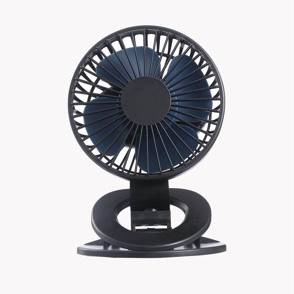Kleiner USB-Tischventilator, leise, tragbar, wiederaufladbar, Mini-Clip, kreatives Geschenk, praktisches Haushaltsgerät für den Export.
