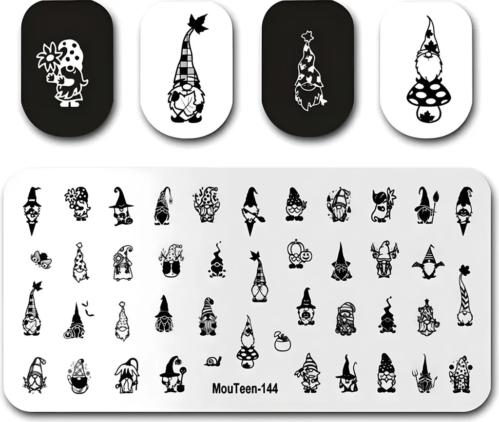 Piastra Stamping Unghie ZWERGE MÄRCHEN | Nail Art Professionale Acciaio
