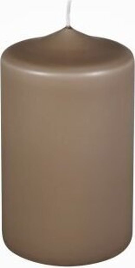 Premium Stumpenkerzen Flachs 120 x 70 mm, 1 Stück