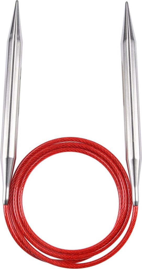 Rundstricknadel RED LACE Edelstahl 10,00 mm 100 cm