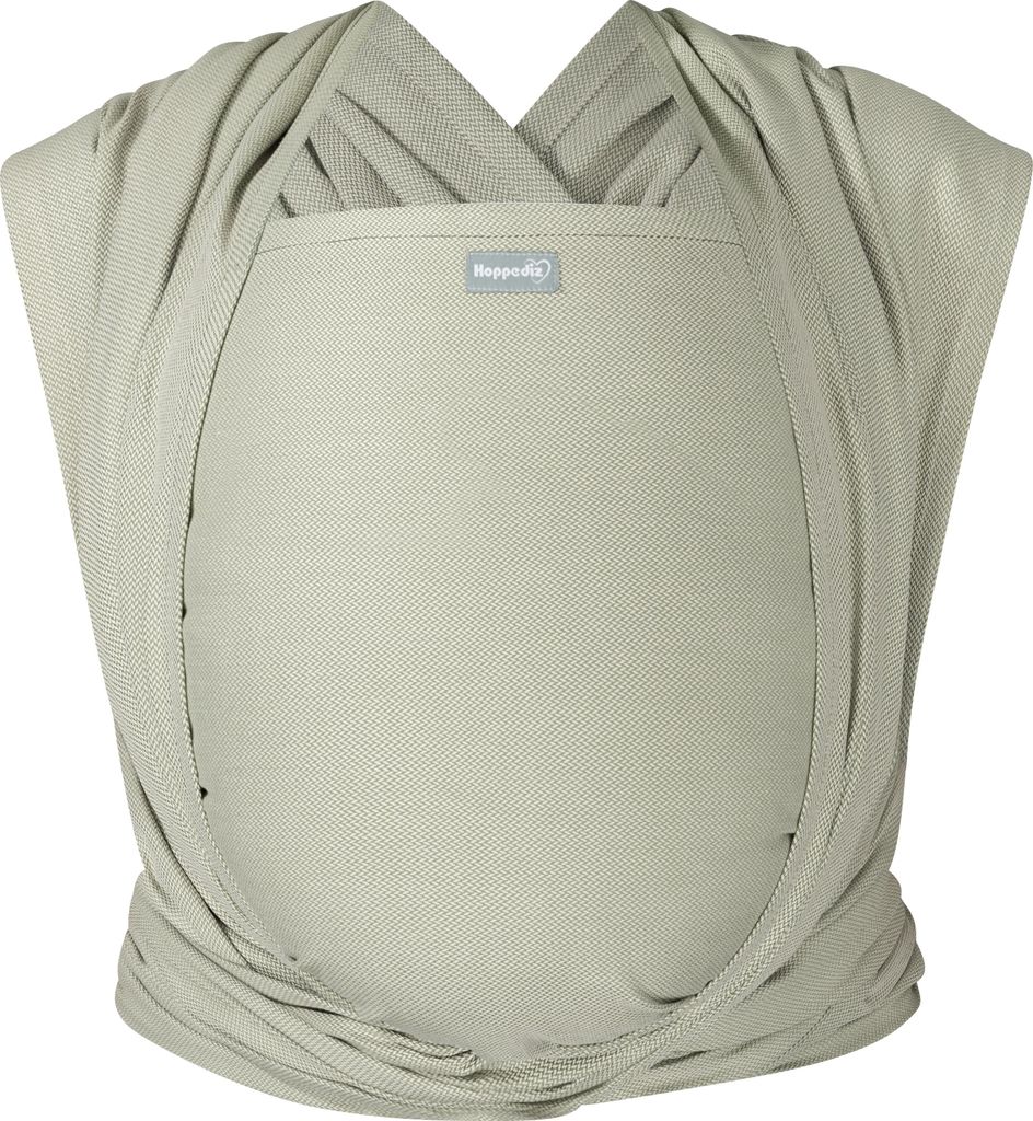 HOPPEDIZ Babytragetuch Gewebtes Tragetuch kbA ab Geburt bis ins Kleinkind-Alter, 100 % Baumwolle Elba 3,70 m x 0,70 m
