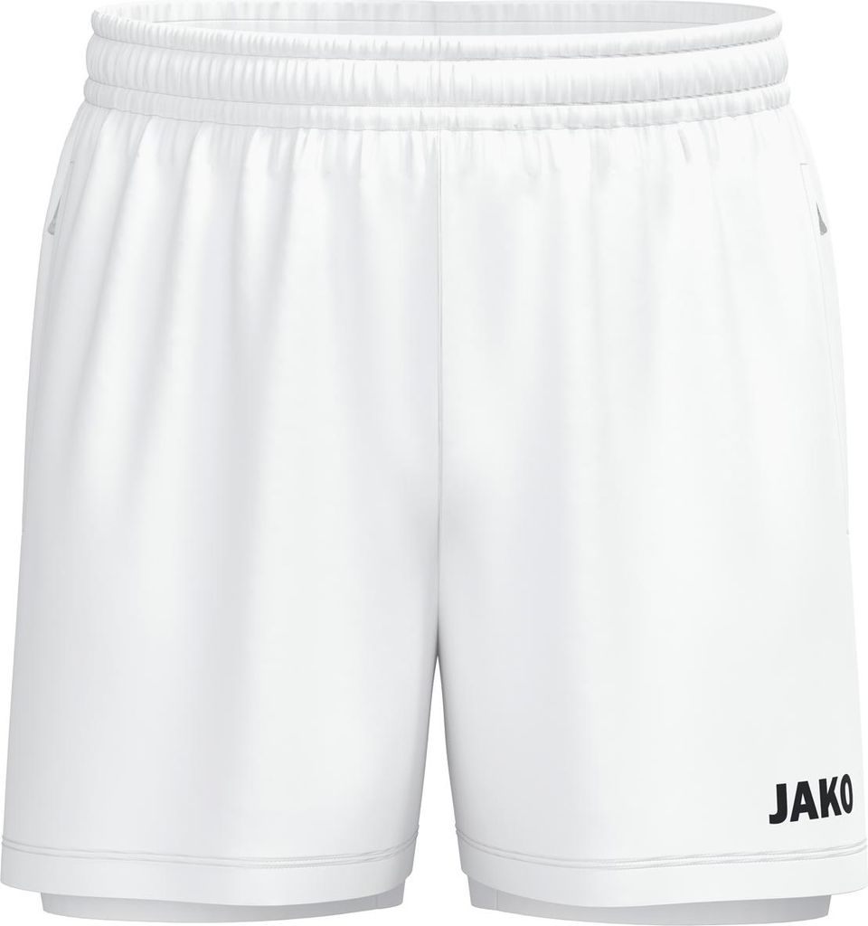 Jako 2-In-1 Short One - weiß, Größe:S