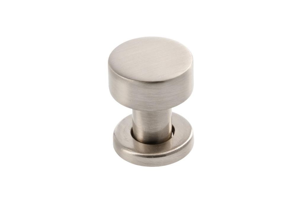 GTV - RING inox Knopf - gebürsteter Stahl - Möbelknöpfe Produktbild 