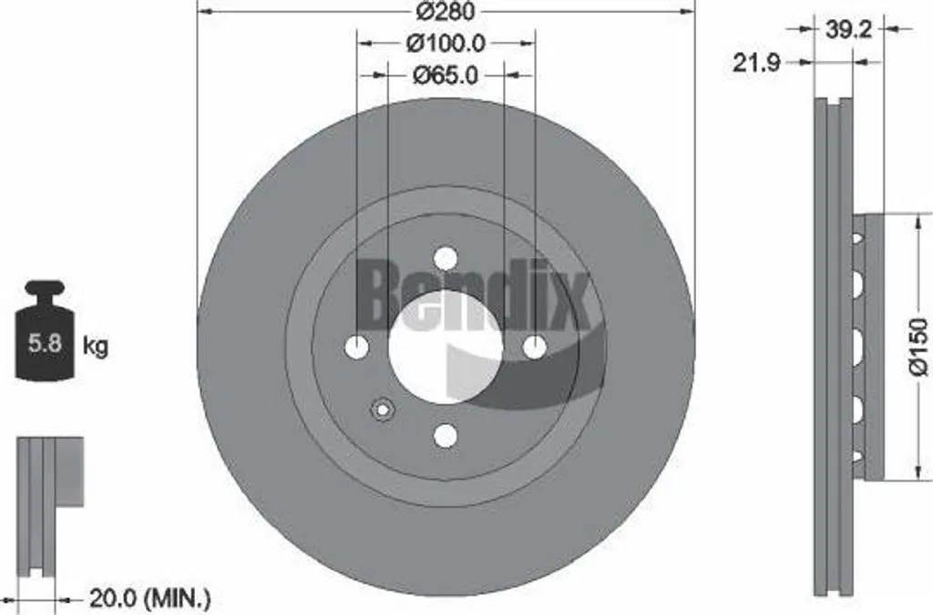 Dites stop aux sifflements avec ce disque de frein BENDIX BDS1891