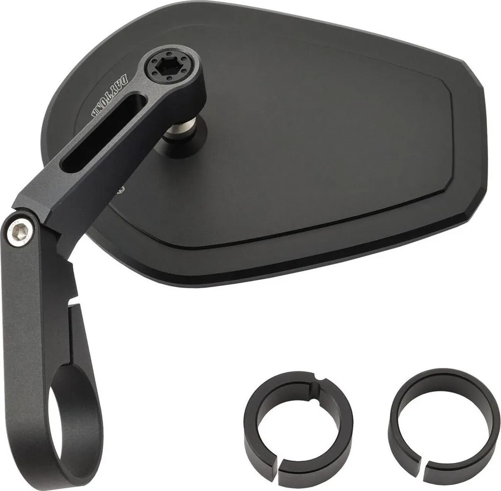 Rétroviseur de Guidon Universel Daytona D-MIRROR-15 Design Plat Noir