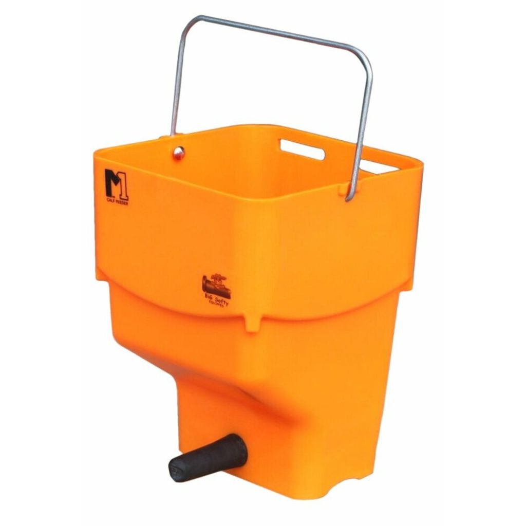 Kälbertränke M1 5 Liter mit tropffreiem EXCAL BIG SOFTY Nuckel, aufhängbar