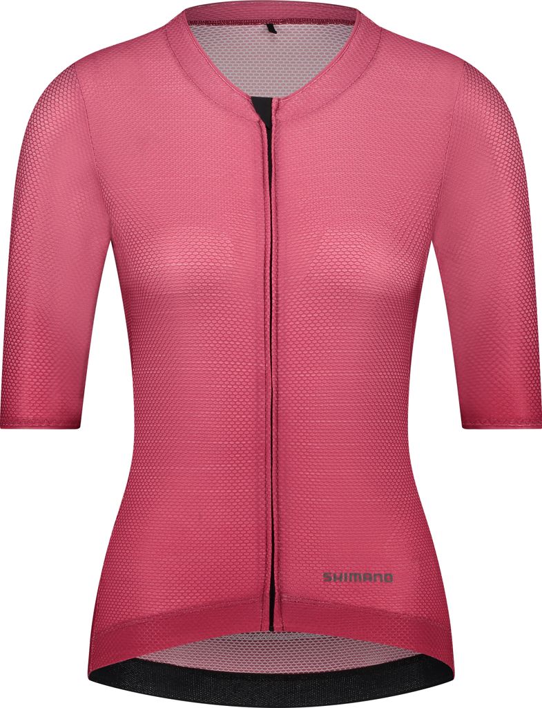 Shimano Woman's PIUMA Short Sleeves Jersey, Magenta