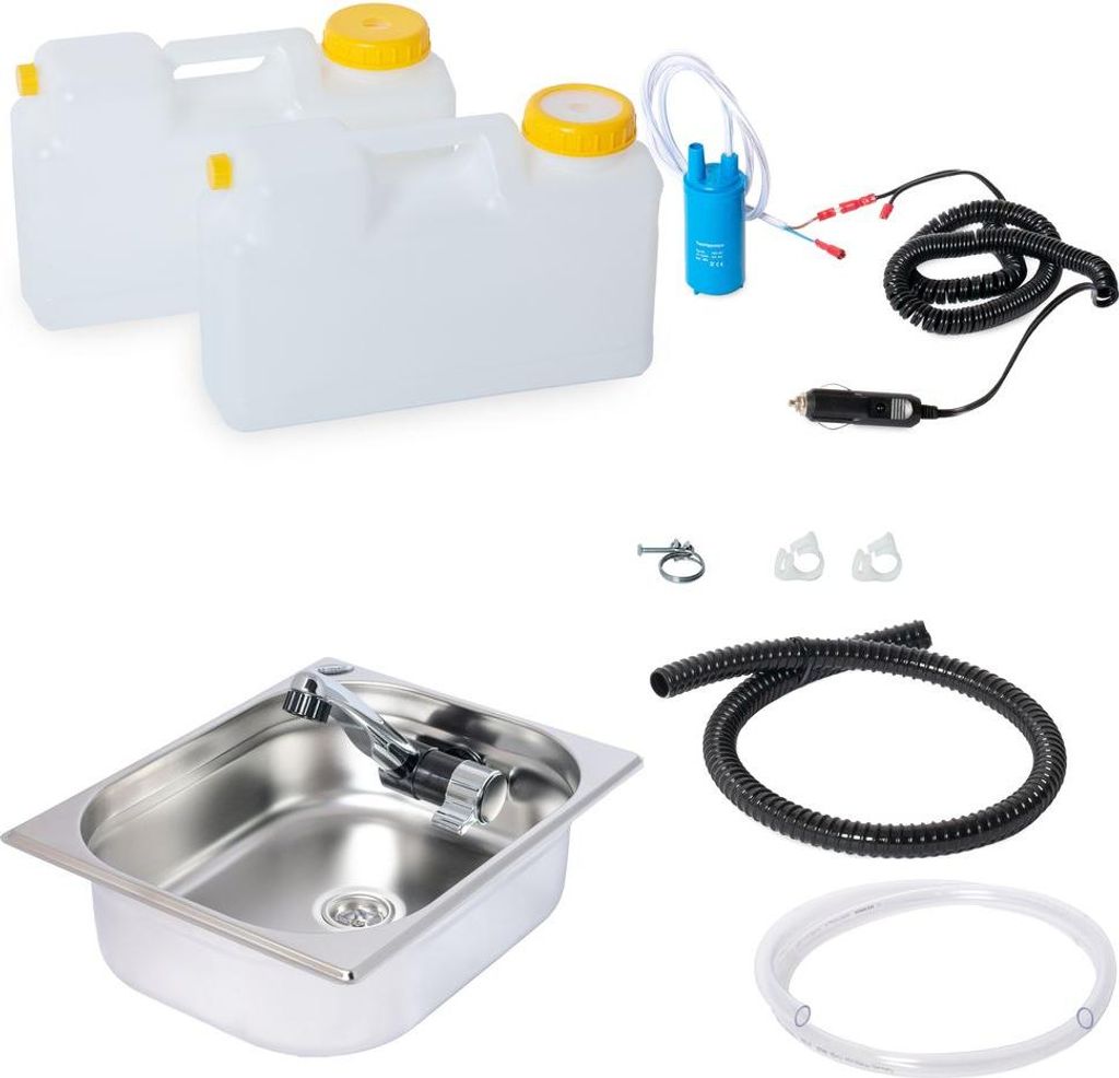 set tecnologico lavabo da campeggio 12V Kit lavabo Immagine del prodotto 