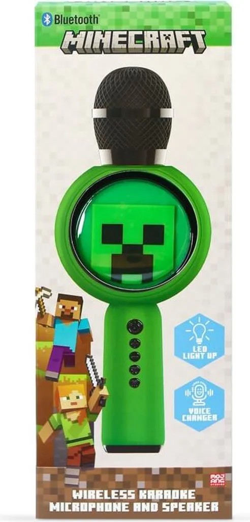 Otl Technologies Minecraft Enceinte Bluetooth et Micro LED pour Enfant