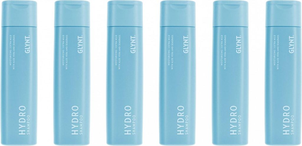 GLYNT Hydro 6 x 250 ml Shampoo Feuchtigkeitsspendend Set