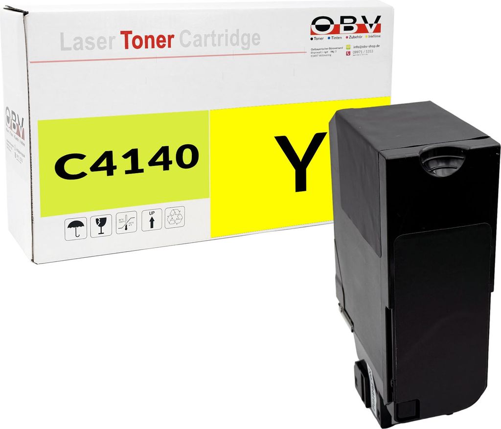OBV Toner für Lexmark 24B6719 für XC4100 Series XC4140 XC4140de XC4150 Gelb