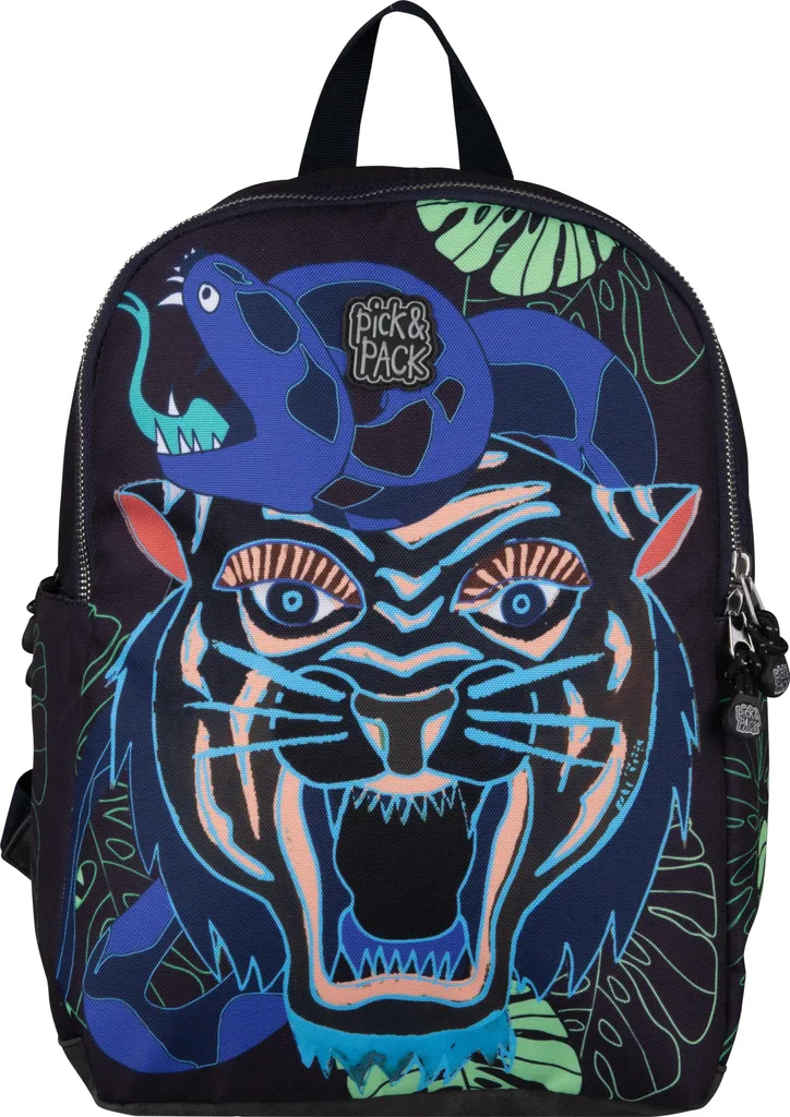 Zainetto Bambino Pick & Pack Dangerous Cat 10L Carbon Blu Scuro