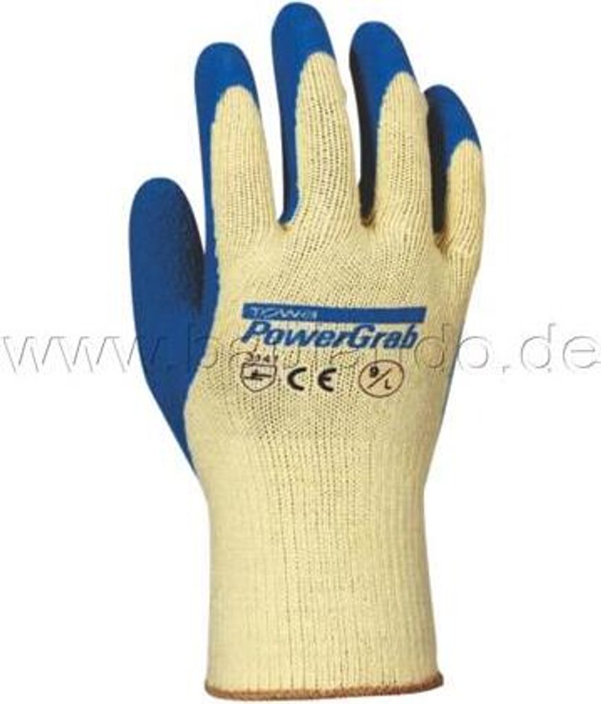 Kerbl PowerGrab - Grösse 7 Strickhandschuhe in Latex